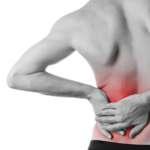 Lower back targeted massage add-on at iOnyx Medspa Merritt Island for pain relief, muscle tension, and postural support
