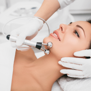 Microneedling and Radio Frequency facial treatment for skin tightening at iOnyx Medspa Merritt Island