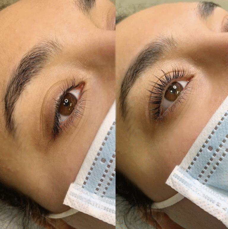 Henna eyelash tint at iOnyx Medspa in Merritt Island for bold natural lashes without mascara