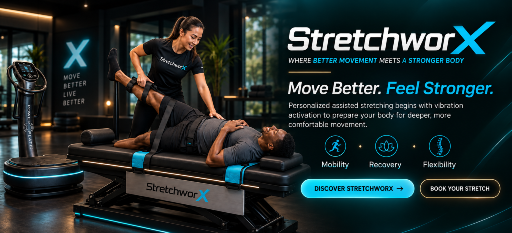 Assisted stretching and massage recovery services at iOnyx in Merritt Island, Florida